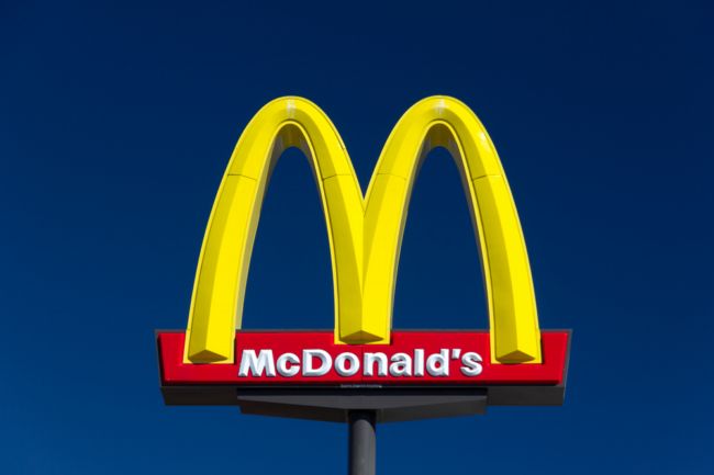 Logo fastfoodového řetězce McDonald's.