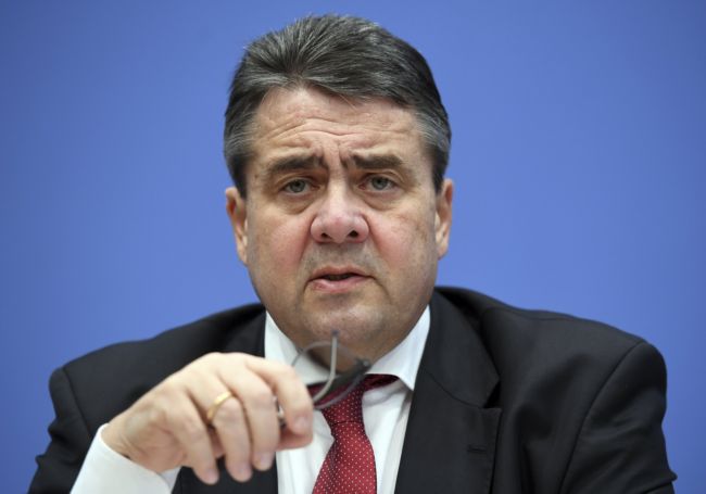 Německý ministr zahraničí Sigmar Gabriel.