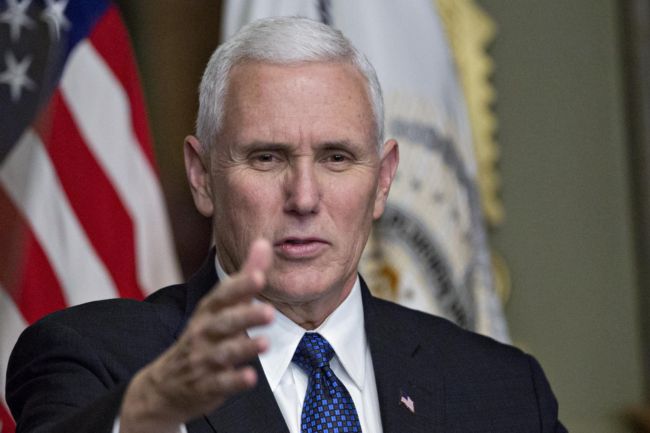 Americký viceprezident Mike Pence.