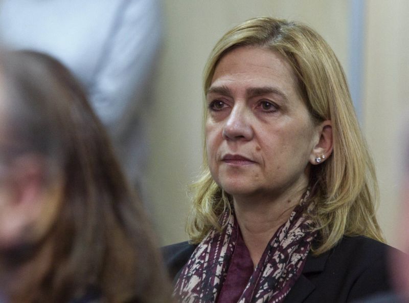 Princezna Cristina u soudu.