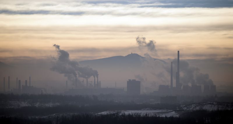 Smog na Třinecku.