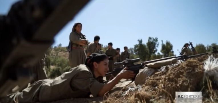 Kurdská separatistická strana PKK. Kurdská separatistická strana PKK.