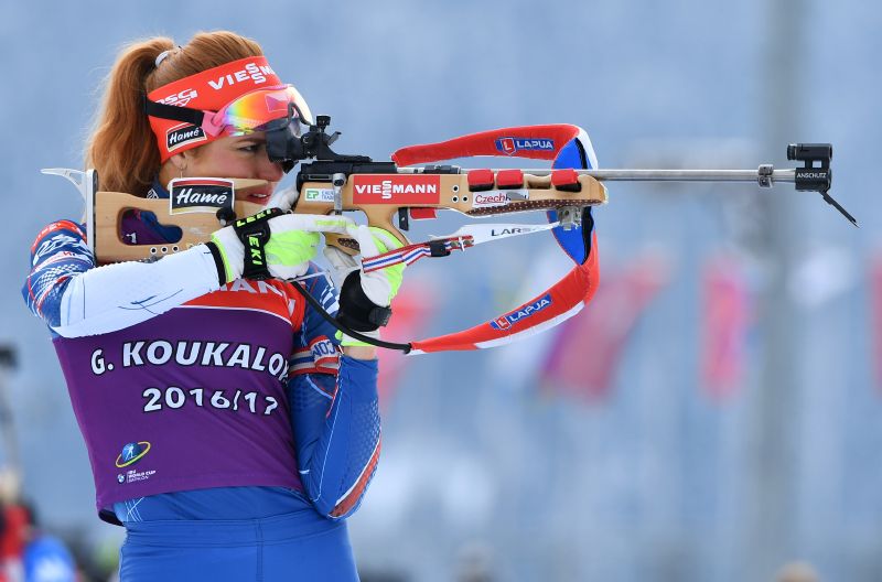 Biatlonistka Gabriela Koukalová.