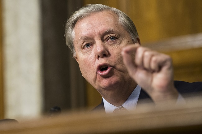 Republikánský senátor Lindsey Graham.