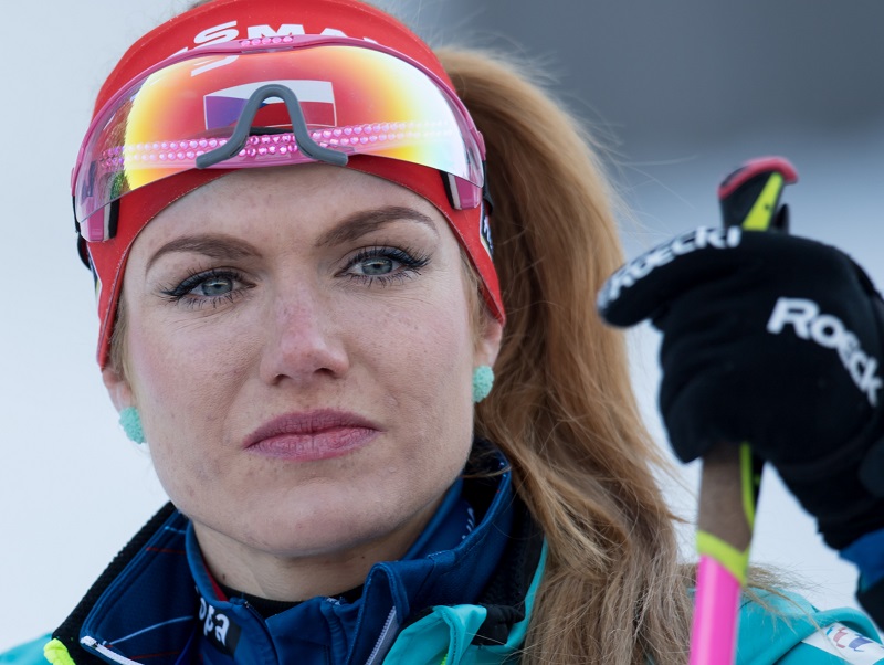Česká biatlonistka Gabriela Koukalová.