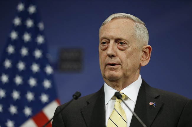 Americký ministr obrany James Mattis.