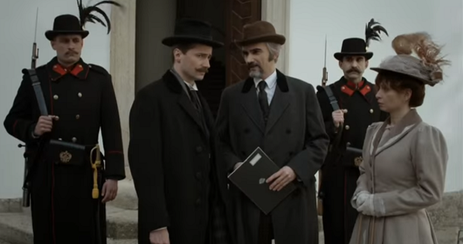 Snímek z minisérie Zločiny v Polné.