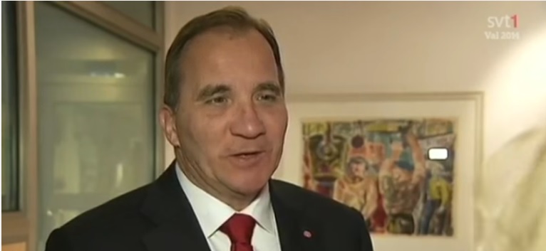 Švédský premiér Stefan Löfven. Švédský premiér Stefan Löfven.