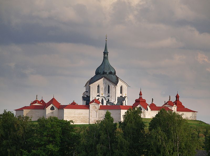 Poutní kostel na Zelené hoře.