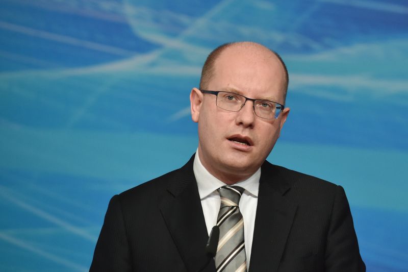 Premiér Bohuslav Sobotka. 