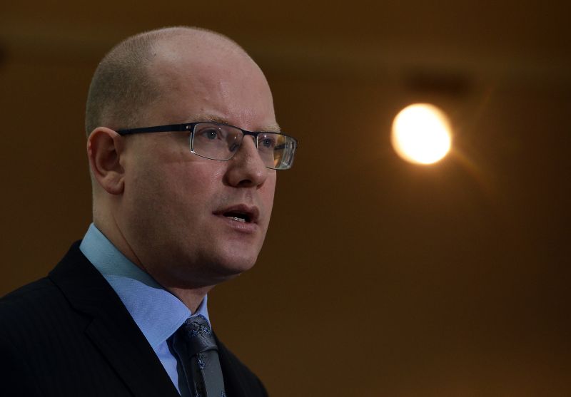 Premiér Bohuslav Sobotka. Premiér Bohuslav Sobotka.