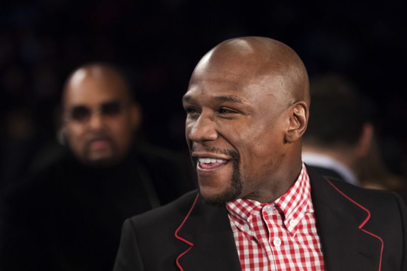 Hvězda světového boxu Floyd Mayweather.