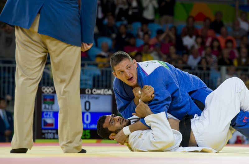 Olympijský vítěz Lukáš Krpálek.