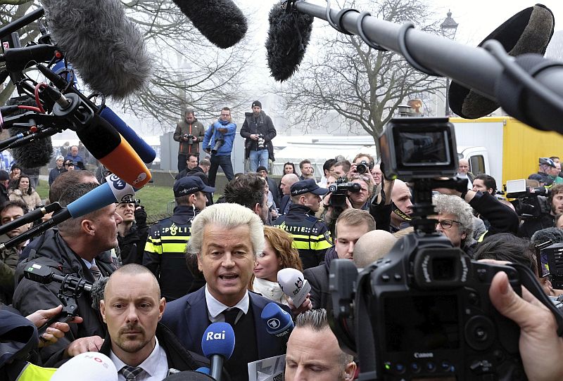 Šéf nizozemských nacionalistů Geert Wilders.