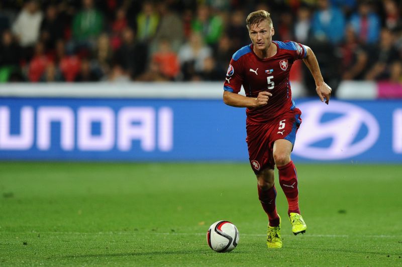 Český fotbalista Václav Procházka.