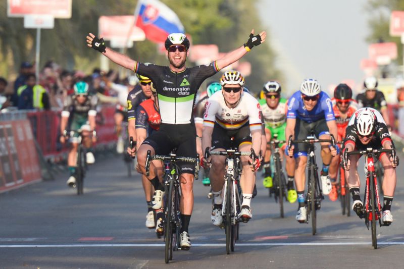 Britský cyklista Mark Cavendish.