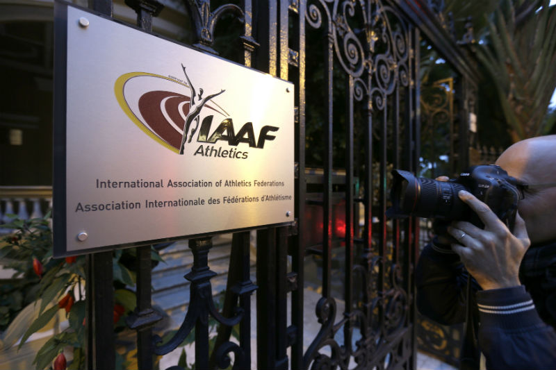 Logo Mezinárodní federace IAAF. Logo Mezinárodní federace IAAF.