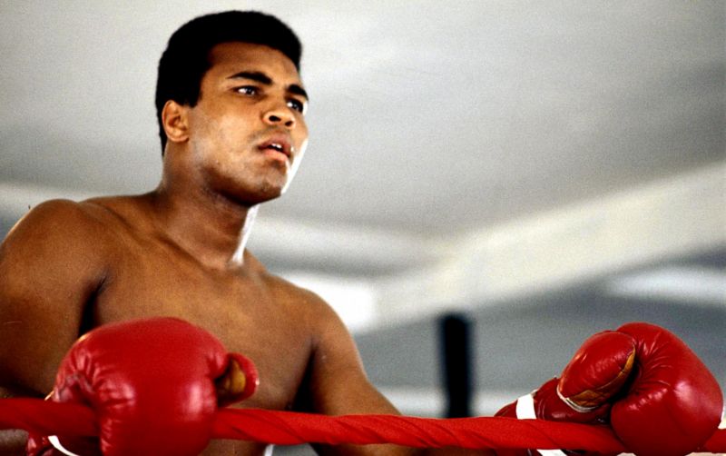 Slavný boxer Muhammad Ali.