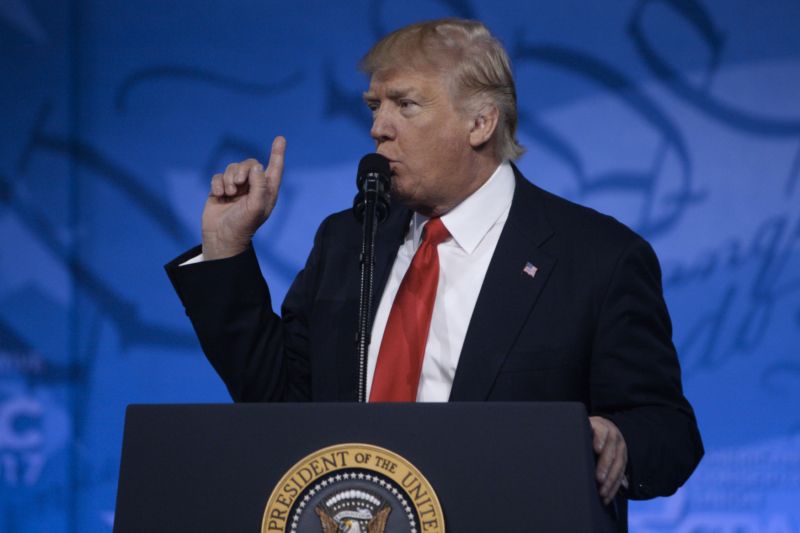 Americký prezident Donald Trump. Americký prezident Donald Trump.