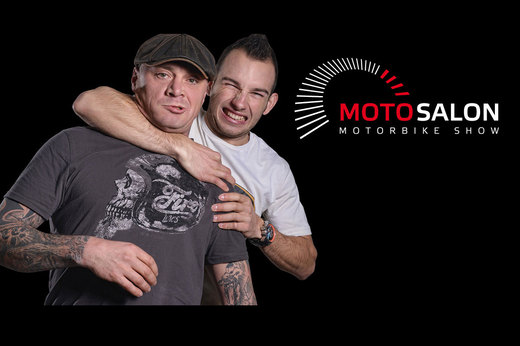 Jakub Kornfeil (vpravo) je jednou z hlavních tváří Motosalonu 2017. Jakub Kornfeil (vpravo) je jednou z hlavních tváří Motosalonu 2017.