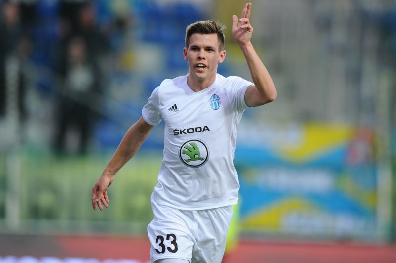 Fotbalový záložník Mladé Boleslavi Jakub Nečas.