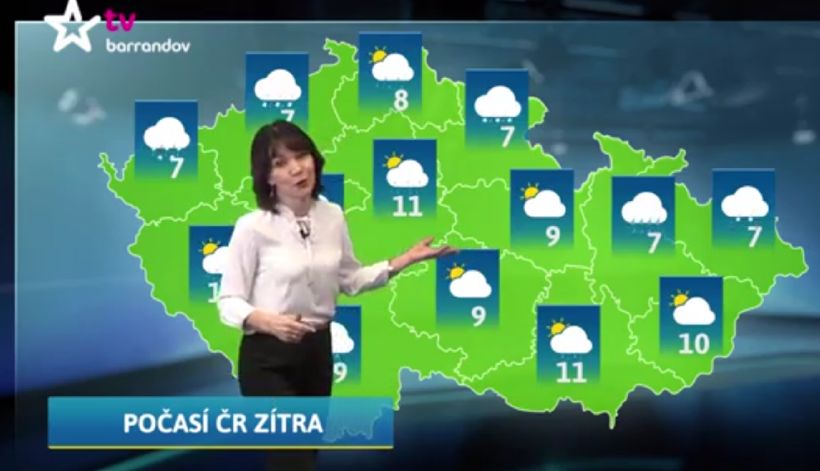Moderátorka Michaela Dolinová. Moderátorka Michaela Dolinová.