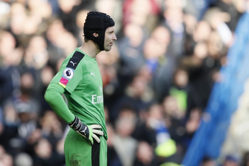 Fotbalista Arsenalu Petr Čech. Fotbalista Arsenalu Petr Čech.
