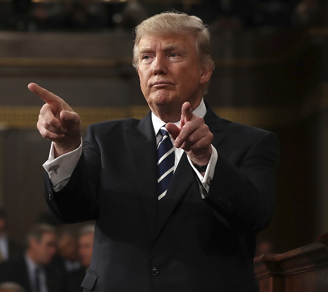 Americký prezident Donald Trump. Americký prezident Donald Trump.