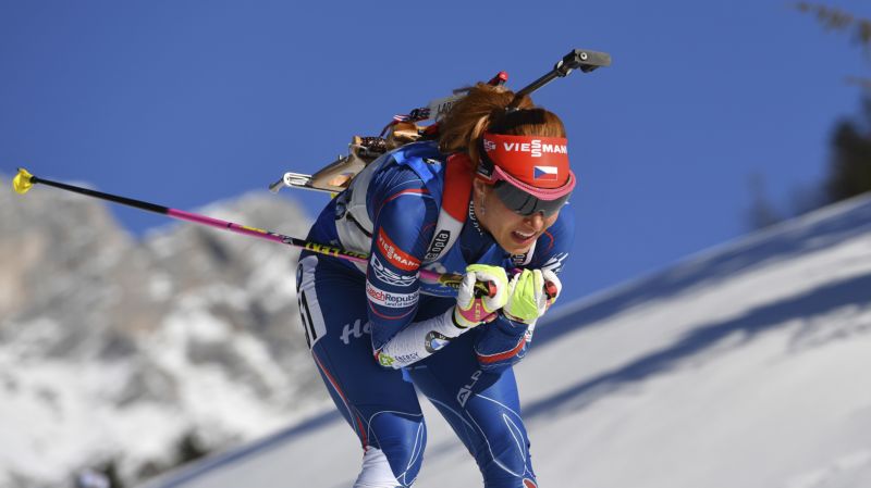 Česká biatlonová kráska Gabriela Koukalová. Česká biatlonová kráska Gabriela Koukalová.