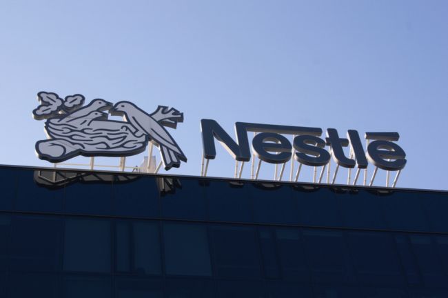 Budova firmy Nestlé.