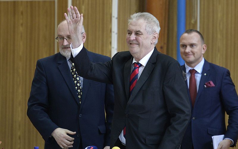 Prezident Miloš Zeman.