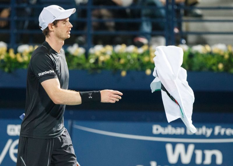 Světová tenisová jednička Andy Murray.