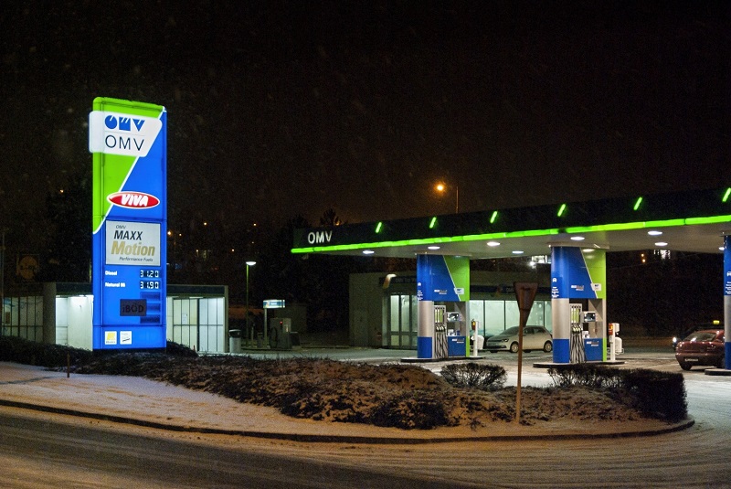 Benzínky OMV. Benzínky OMV.