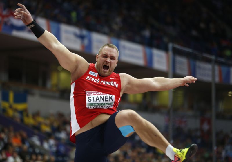 Koulař Tomáš Staněk. Koulař Tomáš Staněk.