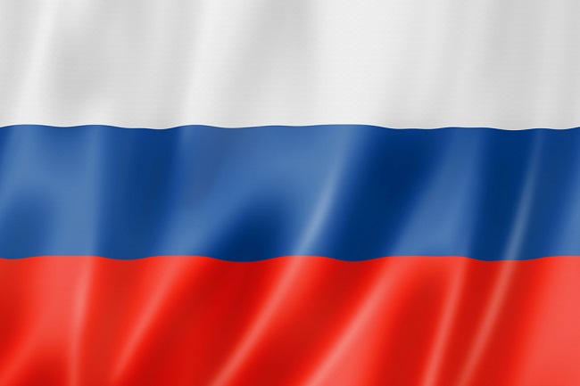Ruská vlajka.