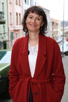 Herečka Lenka Vlasáková.
