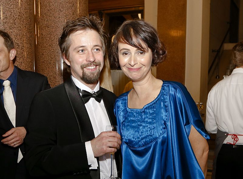 Lenka Vlasáková s manželem Janem Dolanským. Lenka Vlasáková s manželem Janem Dolanským.