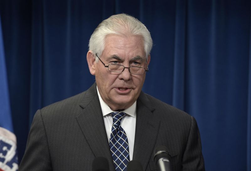 Americký ministr zahraničí Rex Tillerson. Americký ministr zahraničí Rex Tillerson.