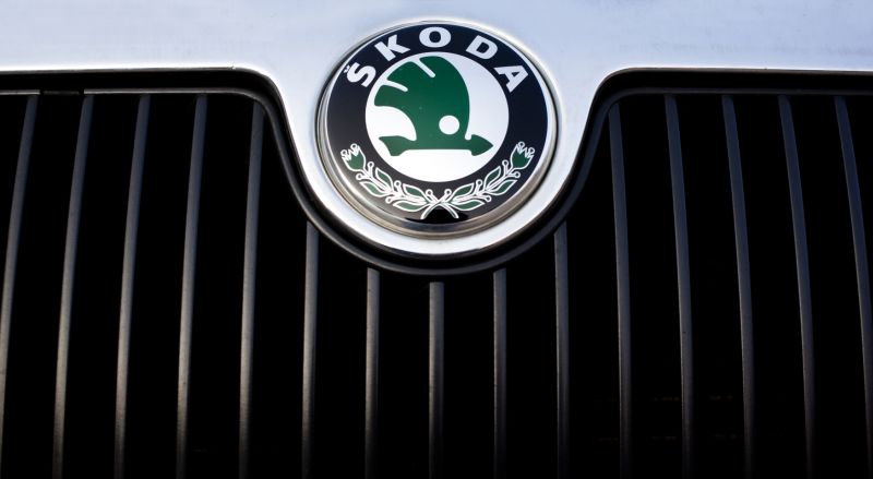 Logo Škoda Auto.