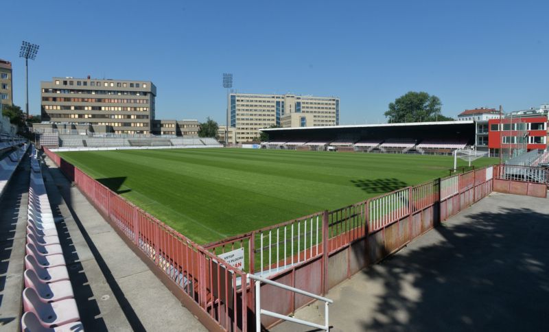 Stadion Viktorky Žižkov.