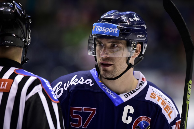 Vítkovický kapitán Rostislav Olesz. Vítkovický kapitán Rostislav Olesz.