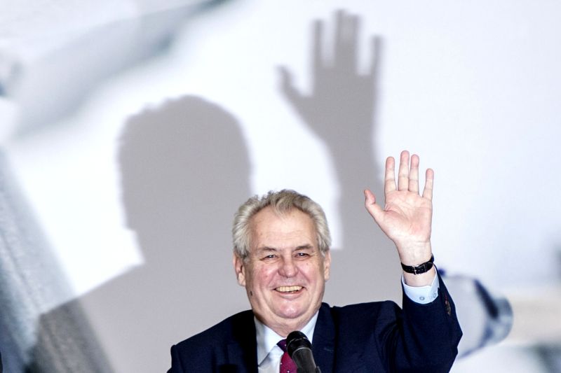 Prezident Miloš Zeman. Prezident Miloš Zeman.