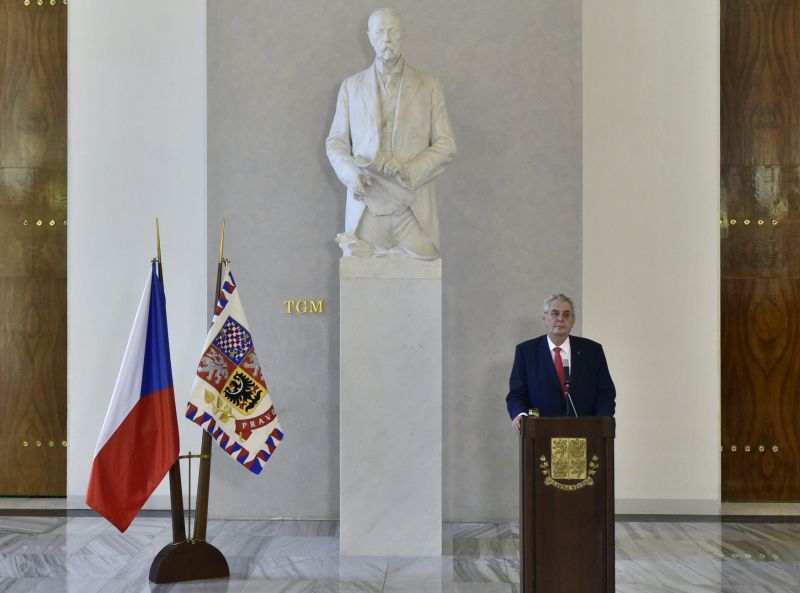 Prezident Miloš Zeman.
