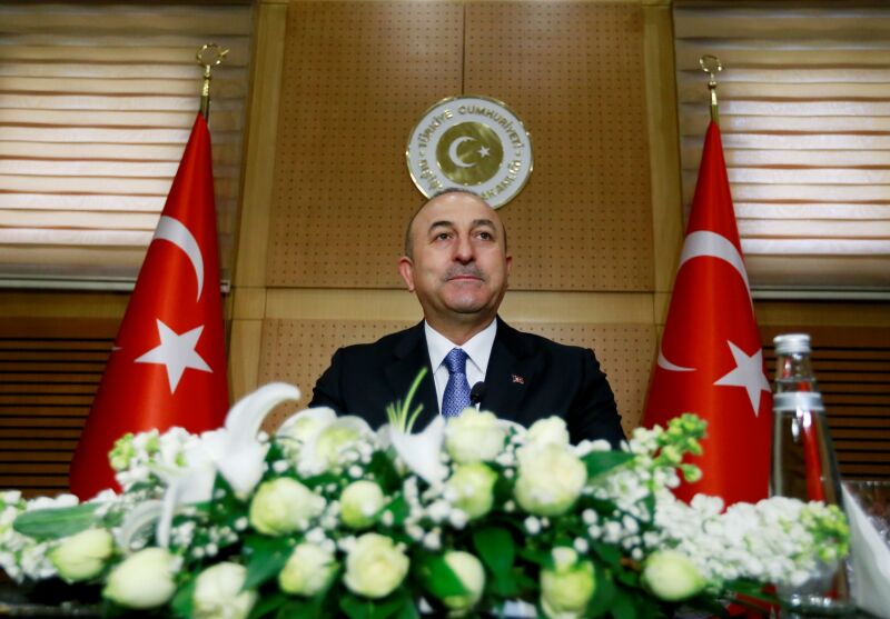 Turecký ministr zahraničí Mevlüt Çavuşoglu.