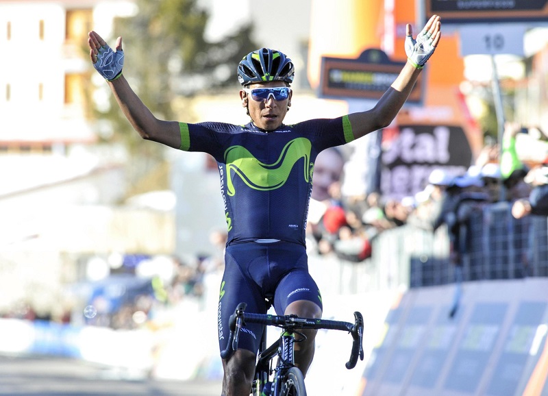 Kolumbijský cyklista Nairo Quintana.