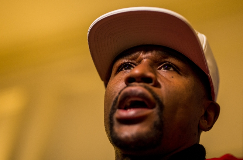 Bývalý boxer Floyd Mayweather. Bývalý boxer Floyd Mayweather.
