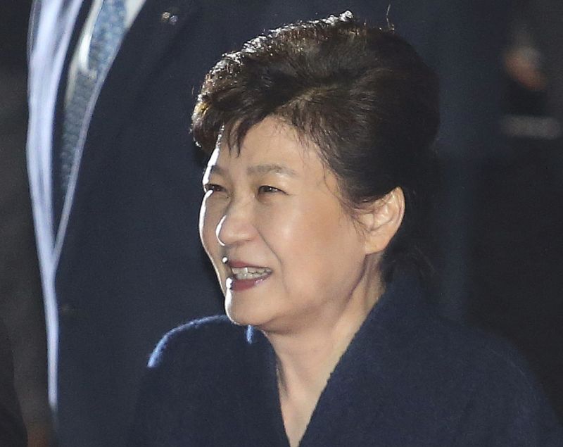 Bývalá jihokorejská prezidentka  Pak Kun-hje.