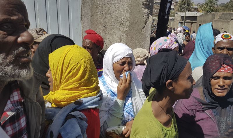 Sesuv odpadků u Addis Abeby si vyžádal 46 obětí.