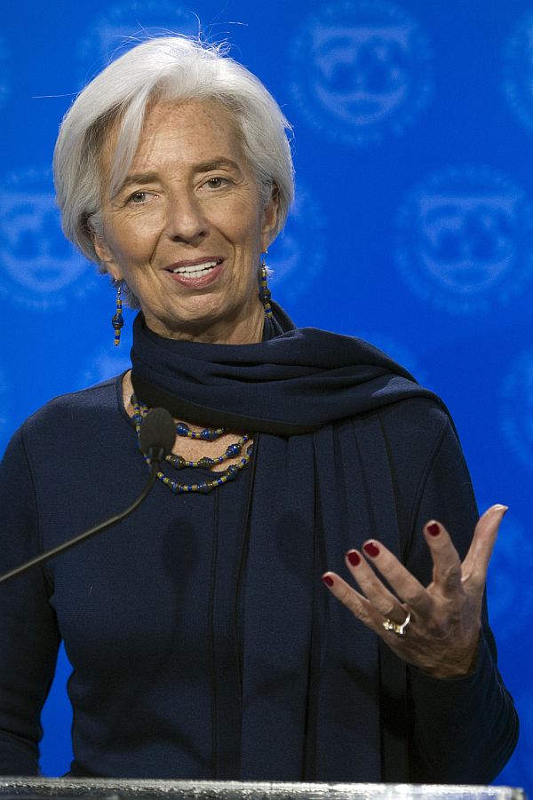 Šéfka Mezinárdního měnového fondu (MMF) Christine Lagardeová.