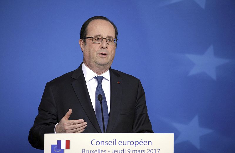 Francouzský prezident François Hollande.